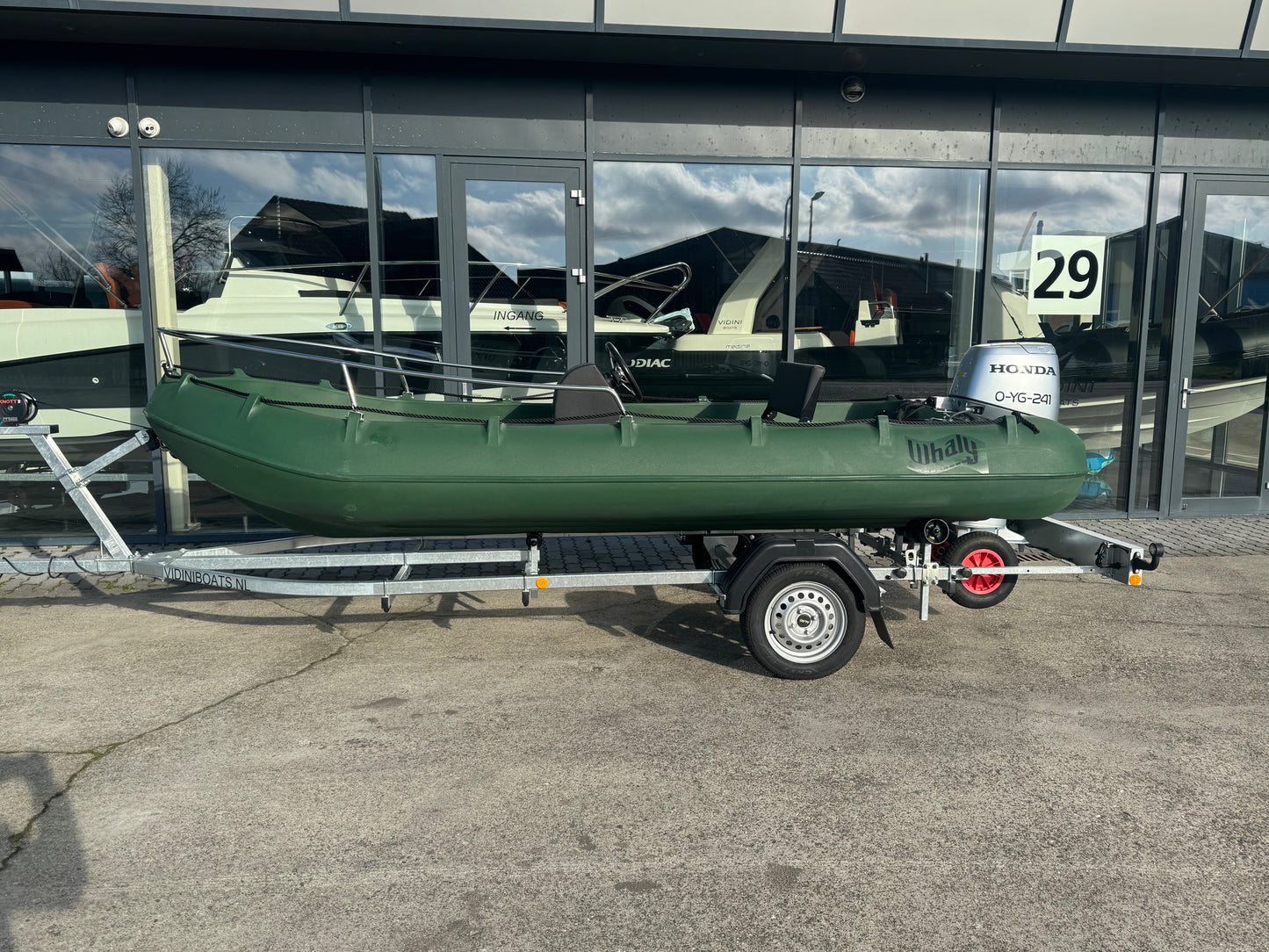 Whaly 435 met Honda 30pk complete en onderhouds vrije boot