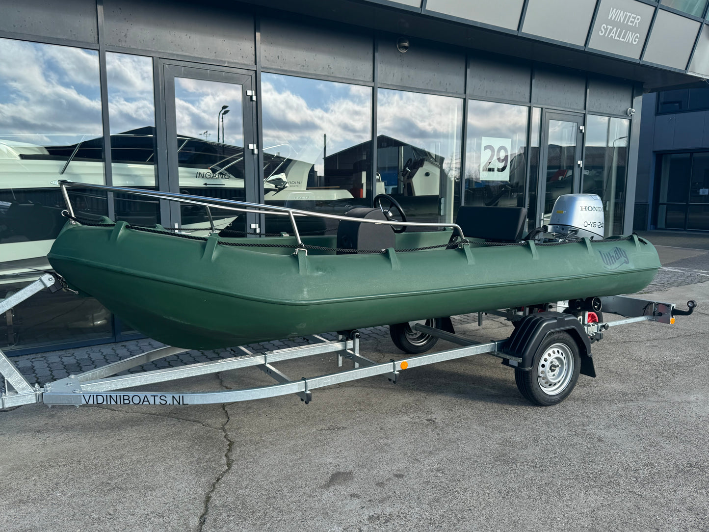 Whaly 435 met Honda 30pk complete en onderhouds vrije boot