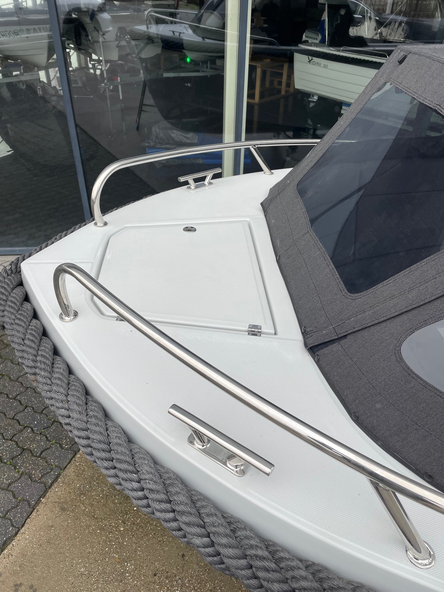 Nieuwe Vidini 630 tender met Honda 60pk Fantastische tender sloep