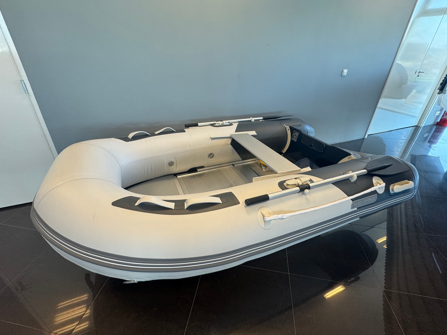 XC Pro 270 rubberboot aluminium vlonder