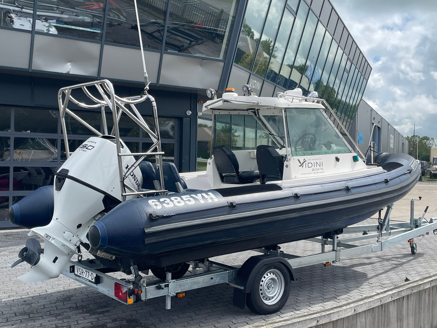 Sportis 610 cabin rib met nieuwe Honda 150pk UNIEK