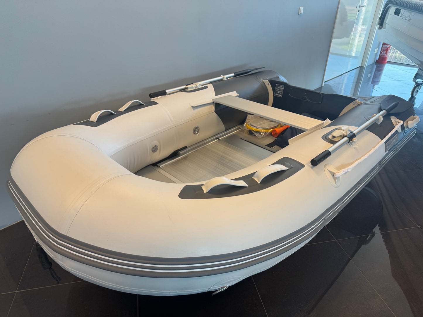 XC Pro 270 rubberboot aluminium vlonder