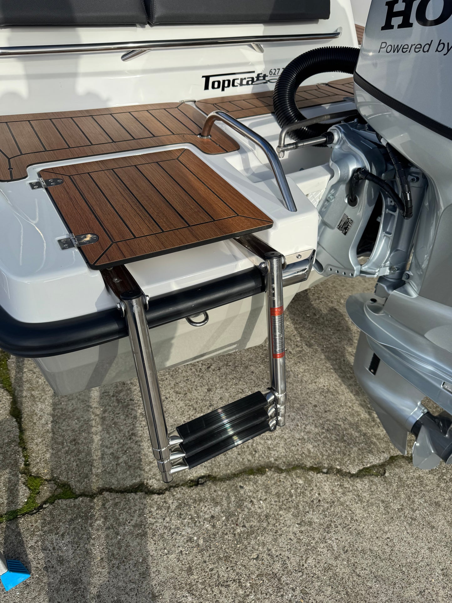 Nieuwe Topcraft 627 tender met Honda 60pk Vaarklaar