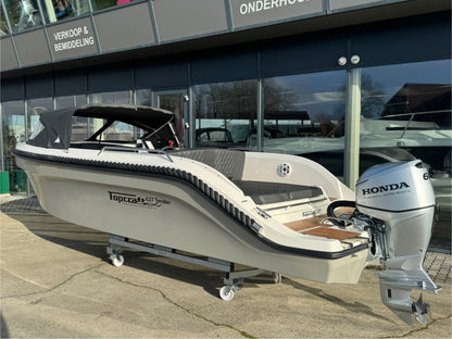 Nieuwe Topcraft 627 tender met Honda 60pk Vaarklaar