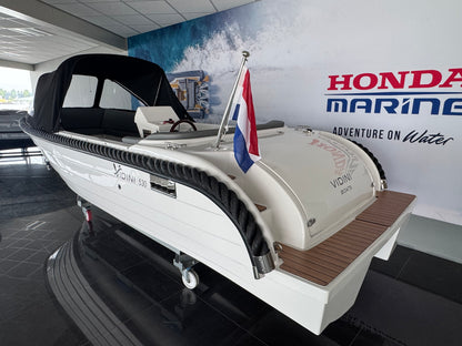 Nieuwe Vidini 530 tender met Honda 15pk