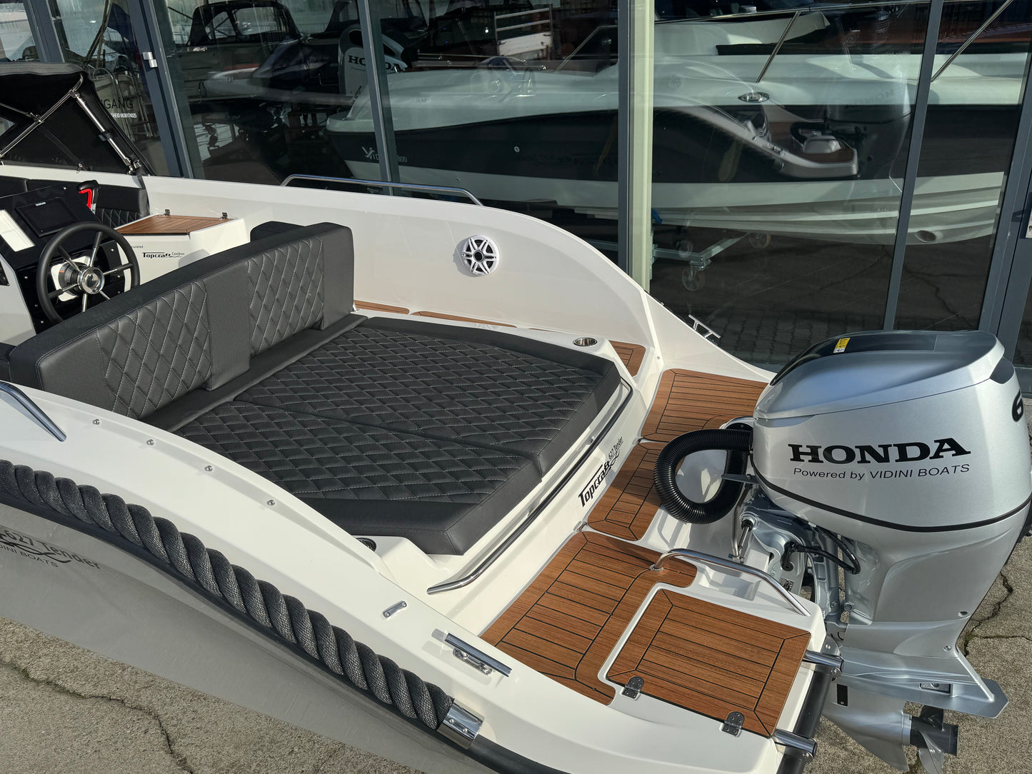 Nieuwe Topcraft 627 tender met Honda 60pk Vaarklaar