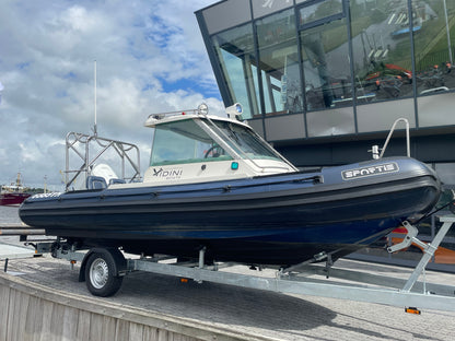 Sportis 610 cabin rib met nieuwe Honda 150pk UNIEK